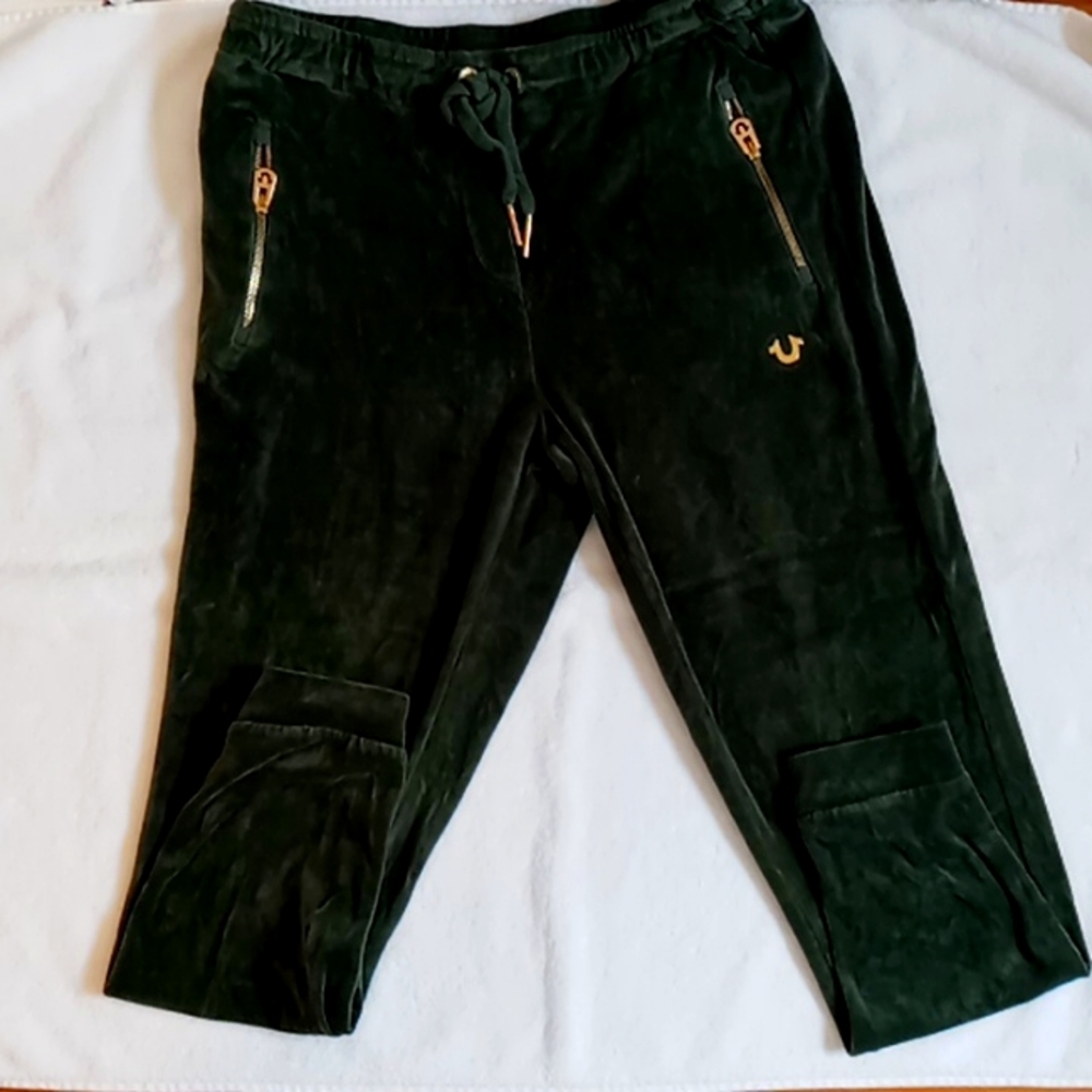 True Religion Olive Green Size Medium Jogging Pants